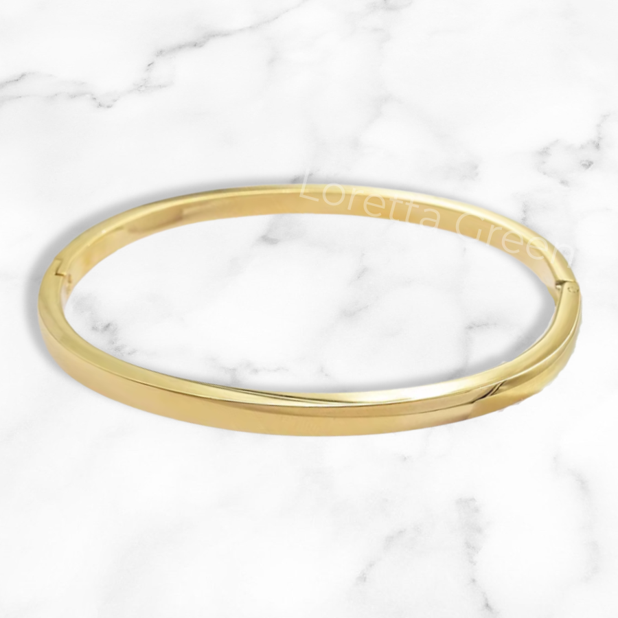 Clarity Bangle - Gold