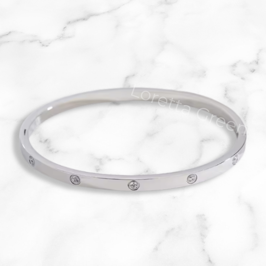 Destiny Bangle - Silver