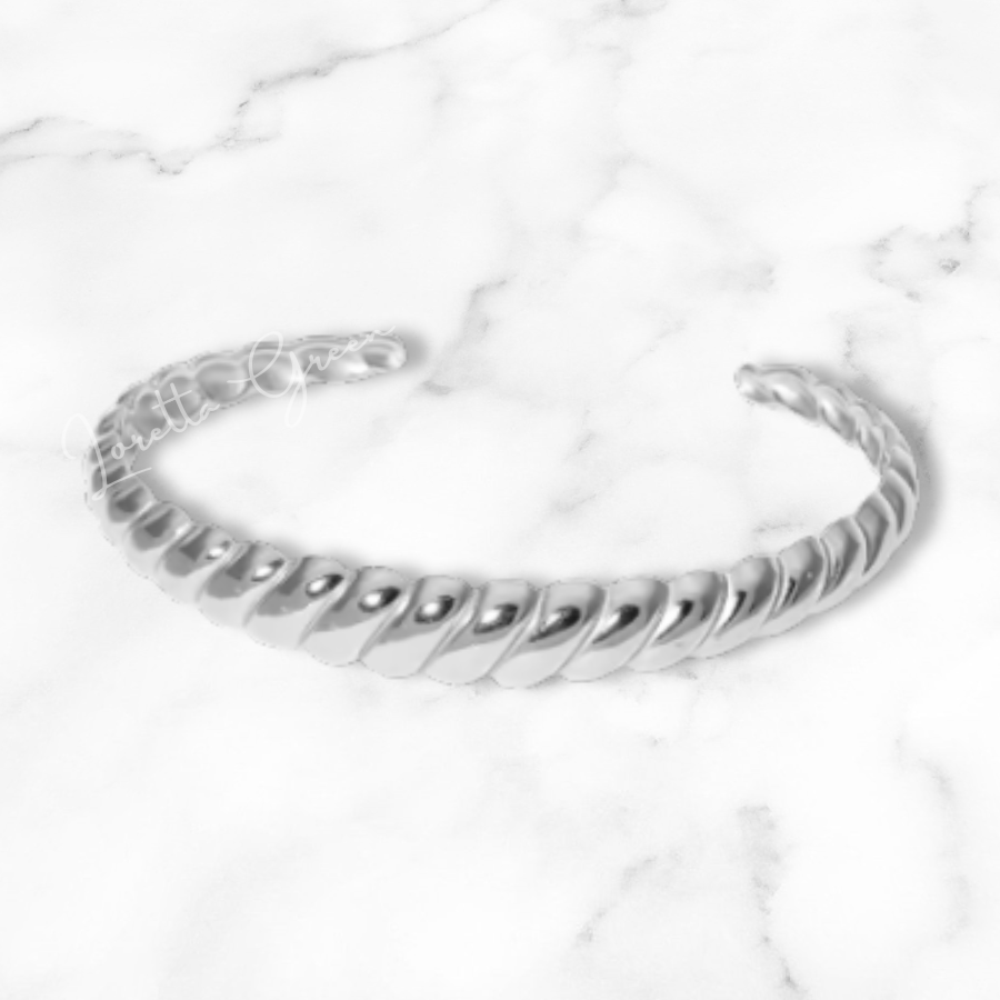 Harmony Bangle - Silver