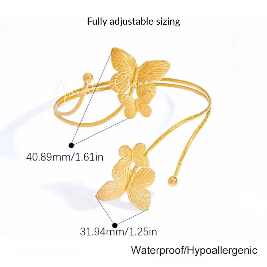 Butterfly Armband - Gold