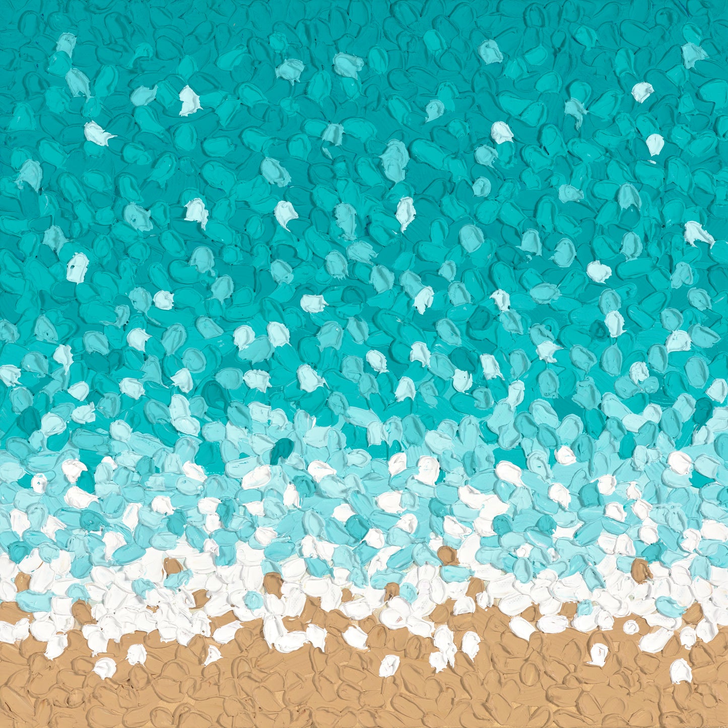 Salt, Sun, Water I 40x40cm