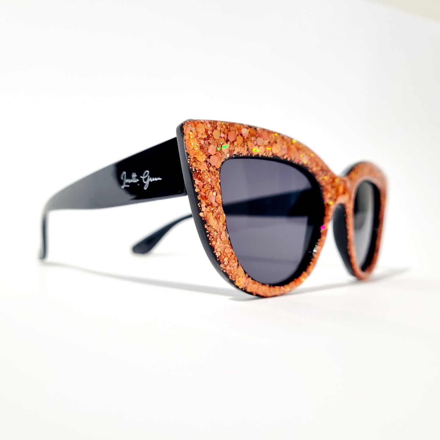 Orange Cat Eye Sunglasses