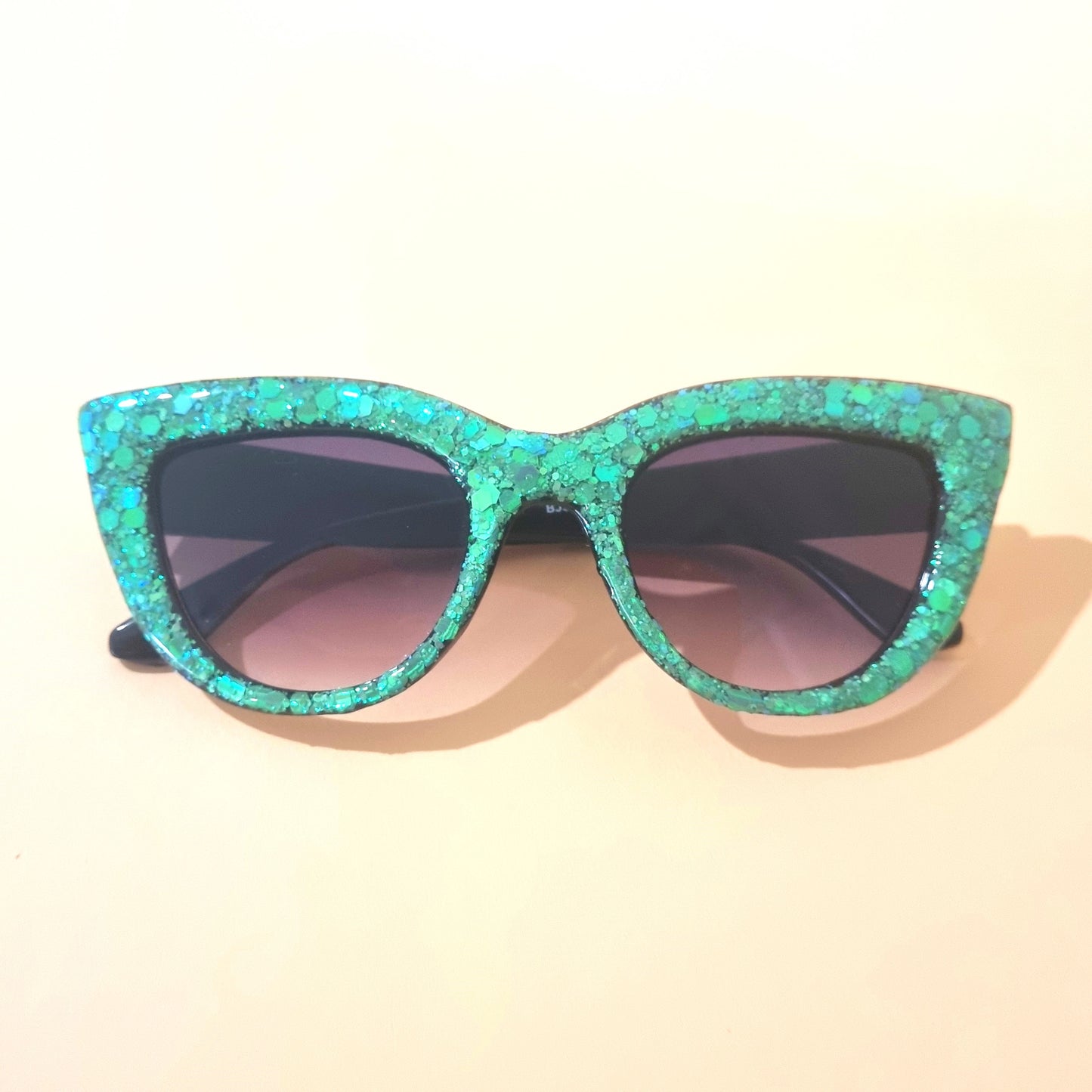 Green Cat Eye Sunglasses