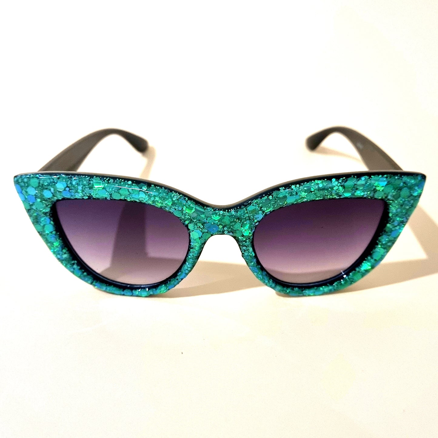 Green Cat Eye Sunglasses