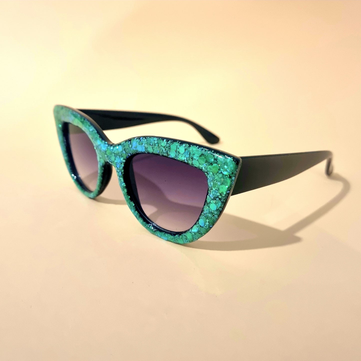 Green Cat Eye Sunglasses