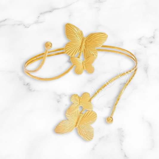 Butterfly Armband - Gold