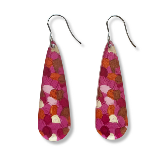 Cerise Earrings - Long Droplets