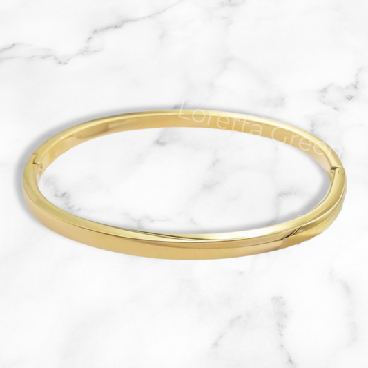 Clarity Bangle - Gold