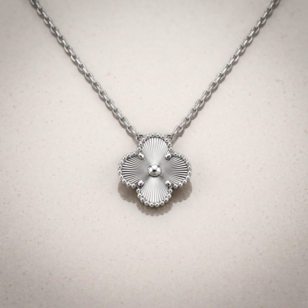 Silver Clover Necklace