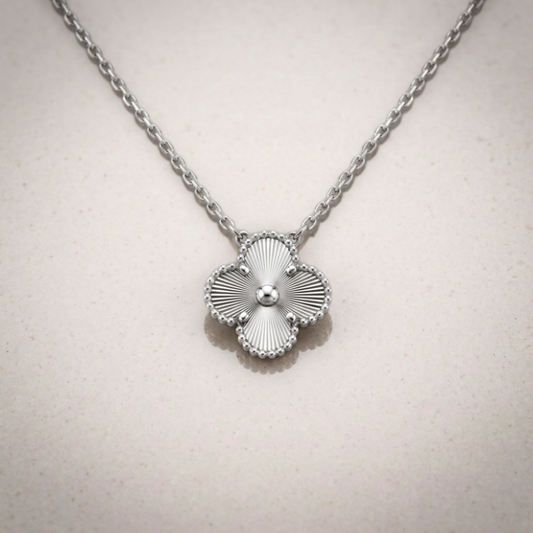 Silver Clover Necklace