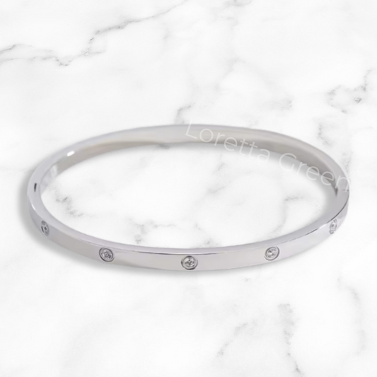 Destiny Bangle - Silver