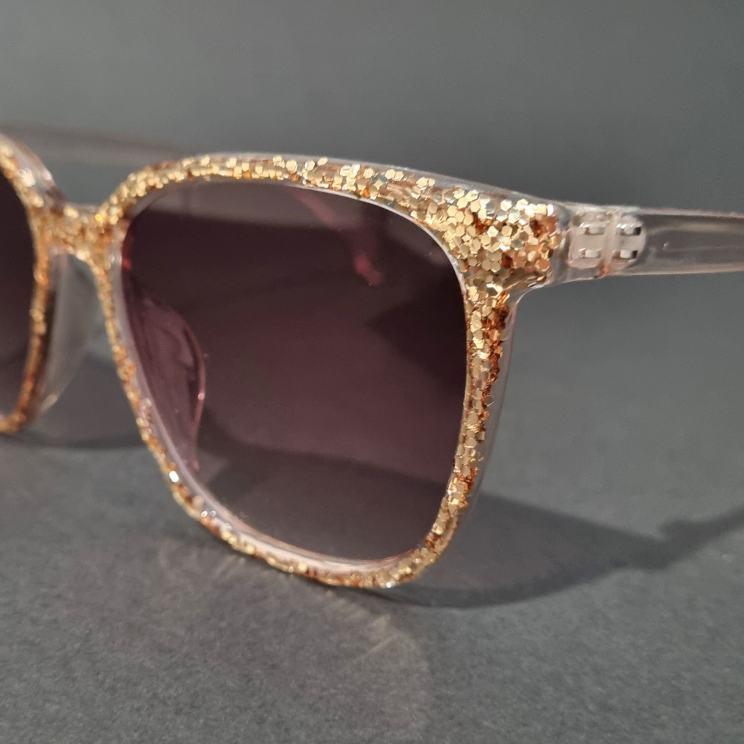 Gold Slimline Sunglasses