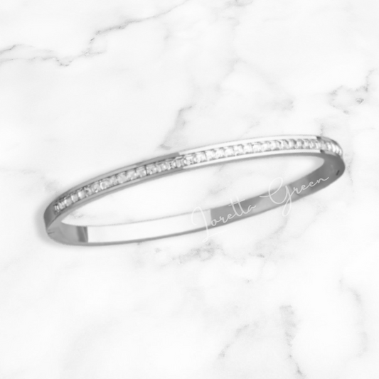Lumina Bangle - Silver