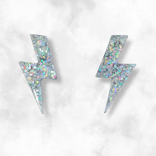Silver “Diana” Sparkle Earrings