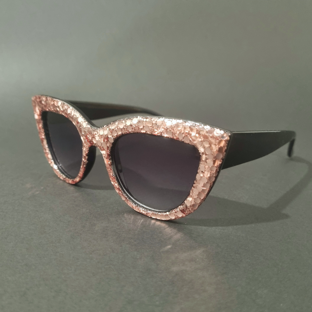 Rose Gold Cat Eye Sunglasses