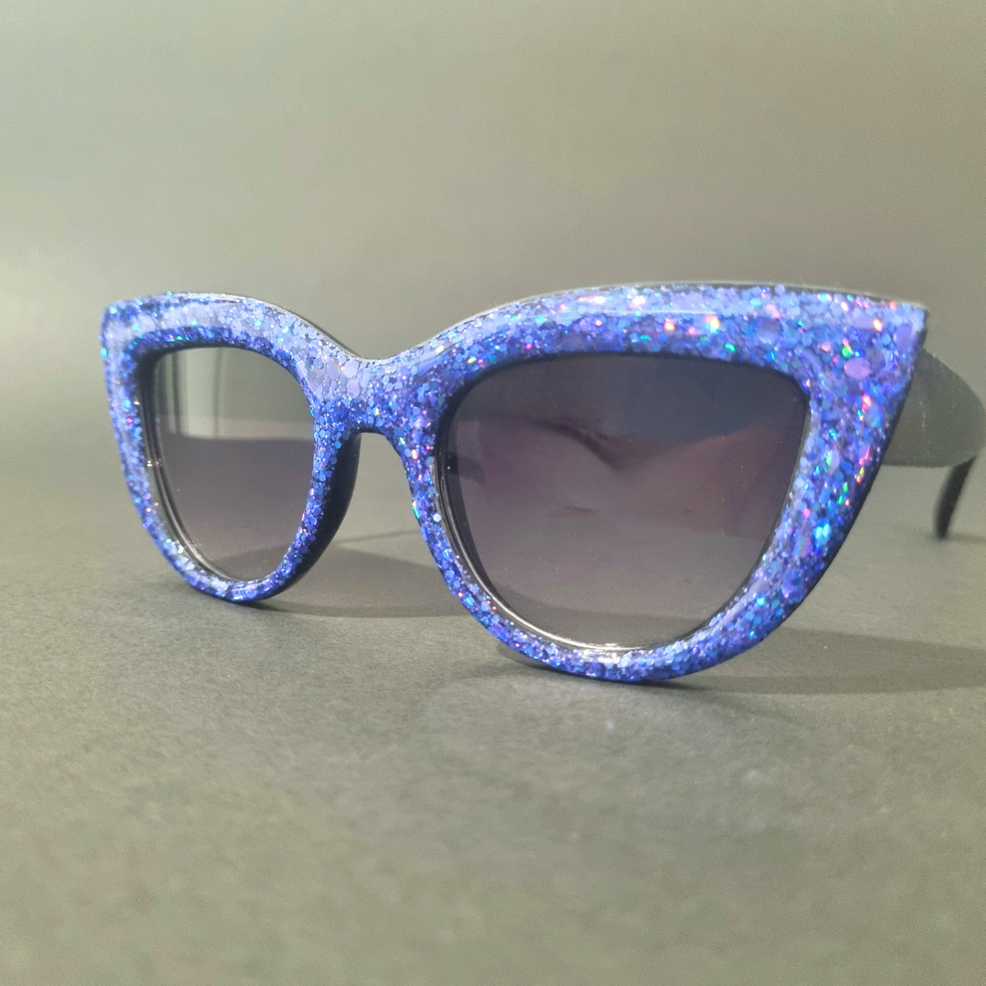 Dark Blue Cat Eye Sunglasses