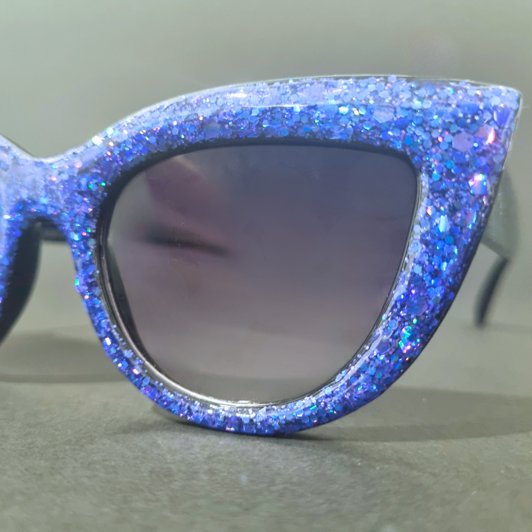 Dark Blue Cat Eye Sunglasses