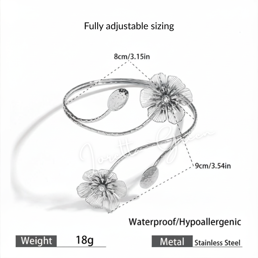 Bloom Armband - Silver