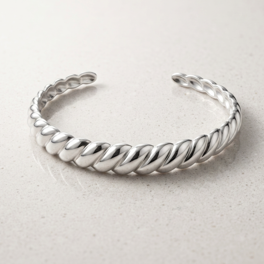 Harmony Bangle - Silver