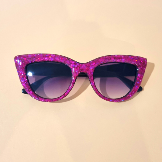 Magenta Cat Eye Sunglasses