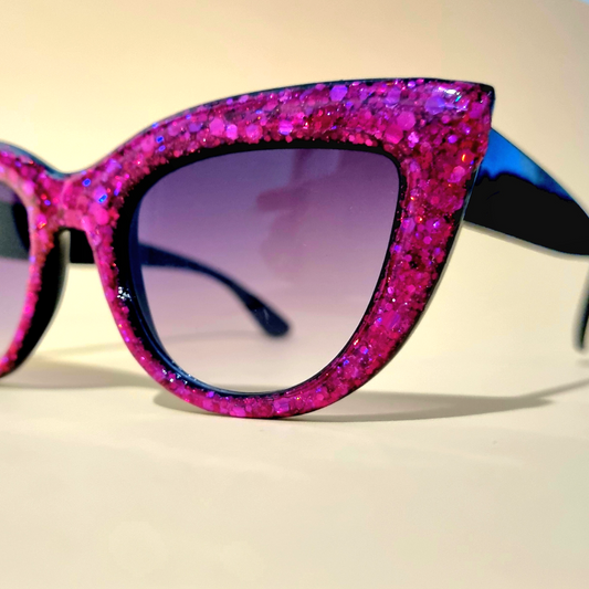 Magenta Cat Eye Sunglasses