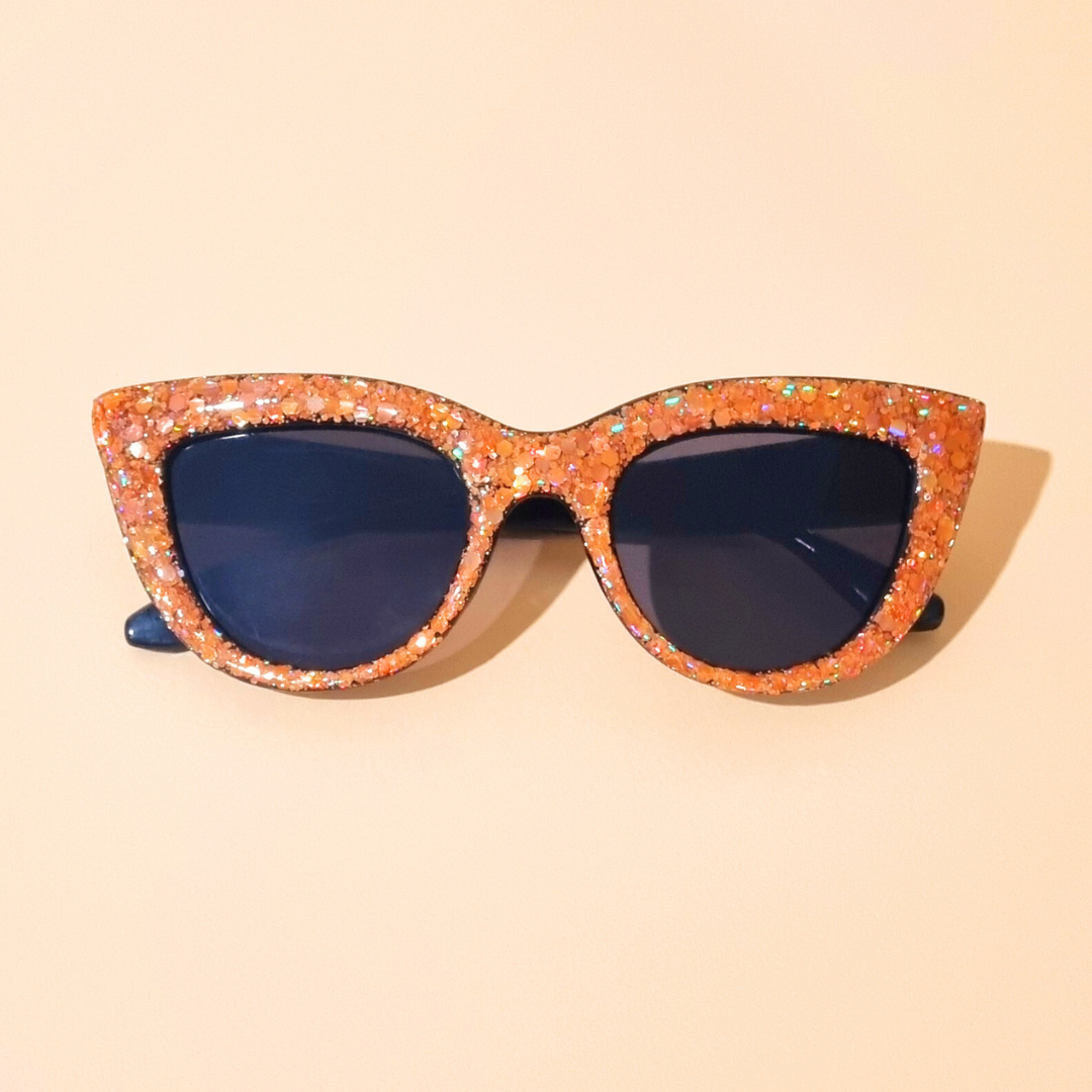 Orange Cat Eye Sunglasses