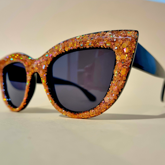 Orange Cat Eye Sunglasses