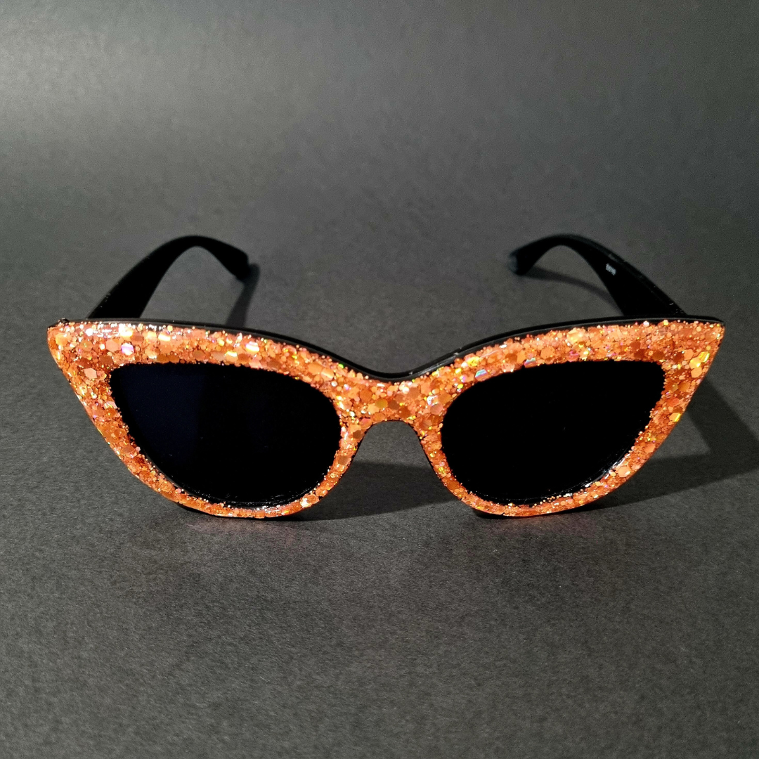 Orange Cat Eye Sunglasses