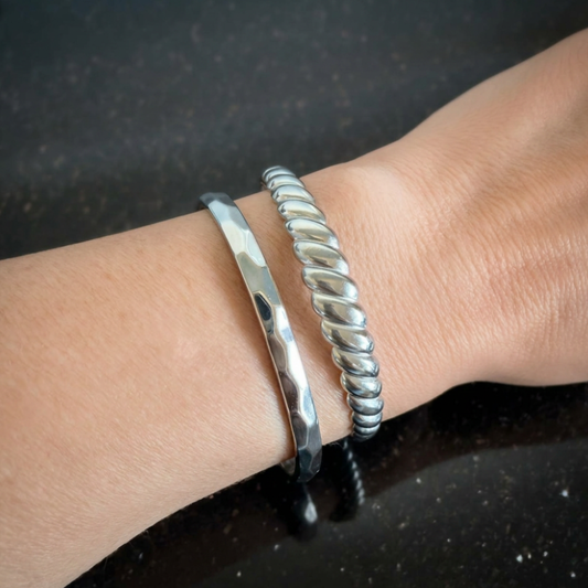 Harmony Bangle - Silver