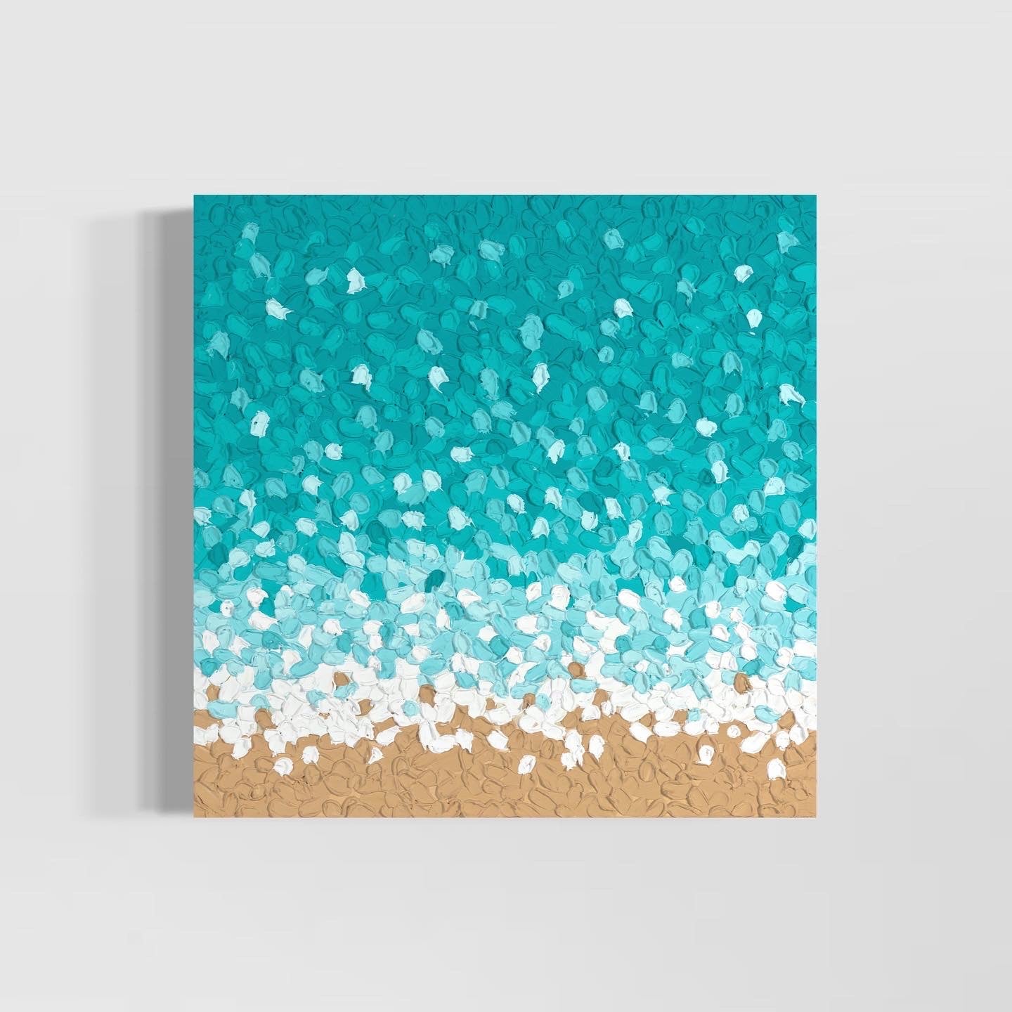 Salt, Sun, Water I 40x40cm