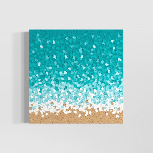 Salt, Sun, Water I 40x40cm